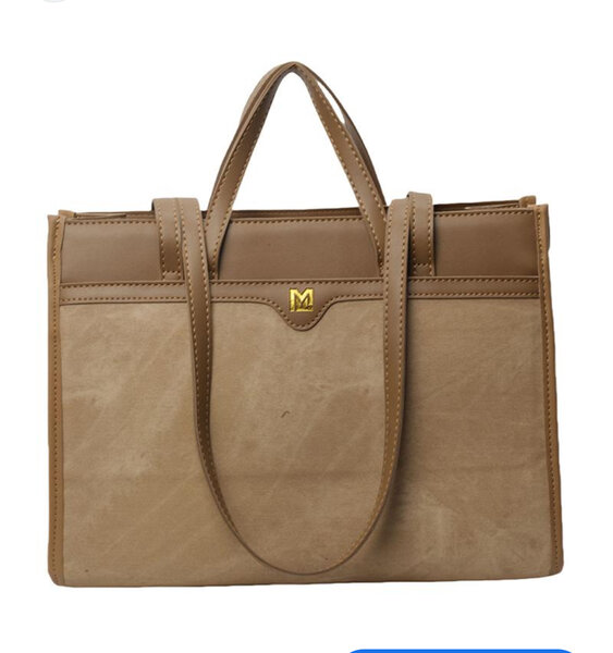 Sac à main en cuir marron pour femme