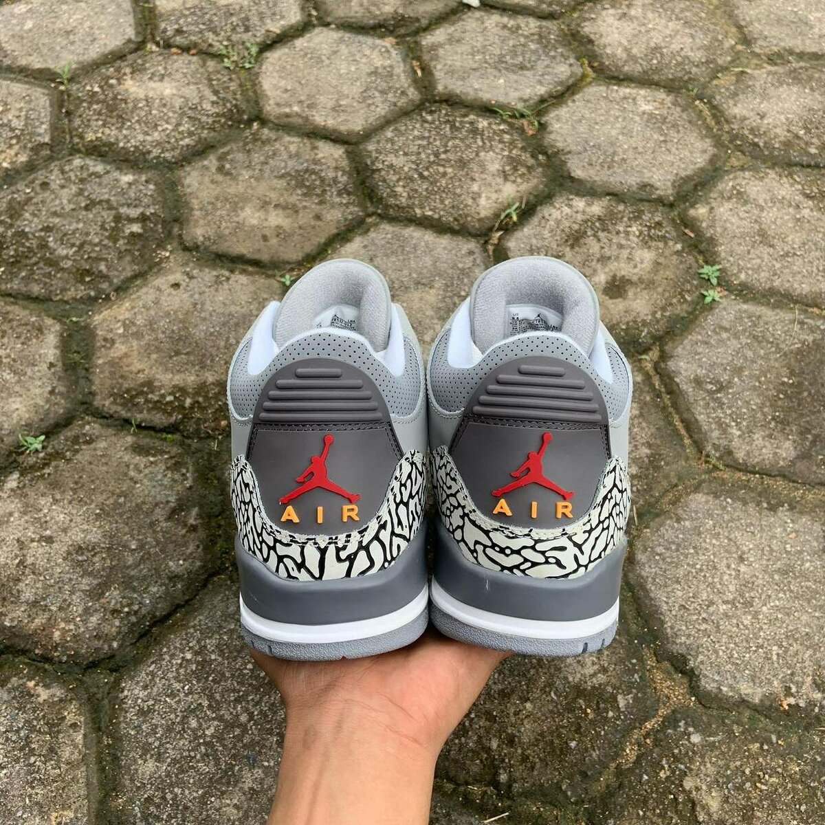 Gray Air Jordan Sneakers