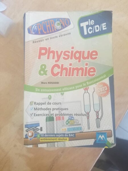 Manuel Physique & Chimie BAC
