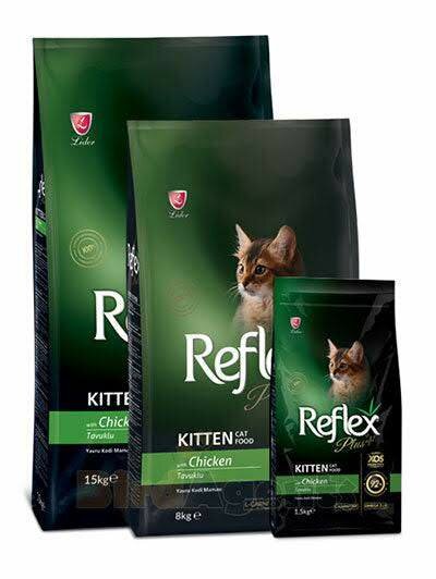 Reflex plus kitten cat food