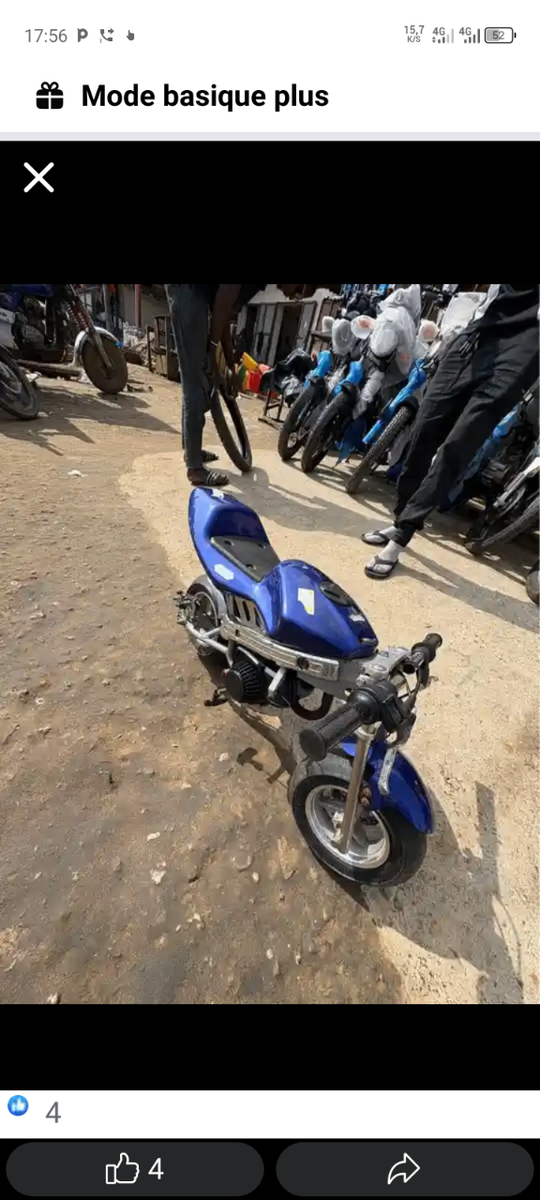 Mini moto électrique enfant