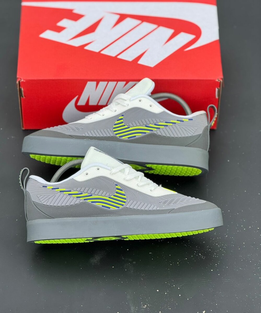 Nike Sneakers Unisex Gris Vert