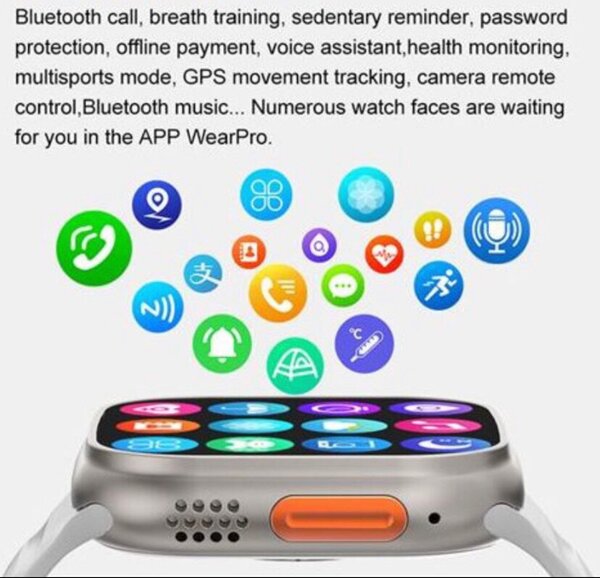 Smart Watch T800 Ultra for Android and iPhones