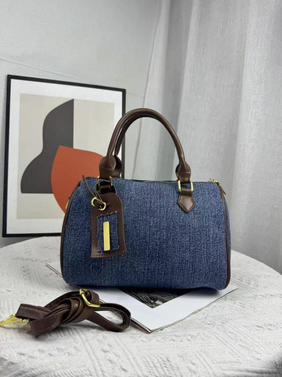 Sac à main élégant en jeans