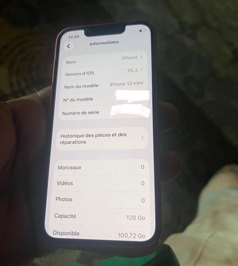 iPhone 13 mini 128 Go Rouge