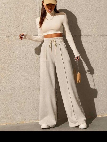 Pantalon Palazzo Décontracté