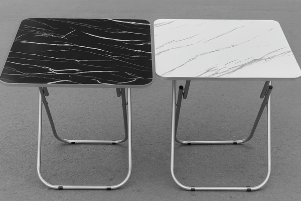 Tables pliantes en marbre