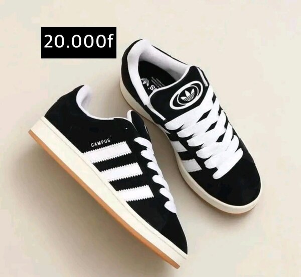 Adidas Campus noir et blanc