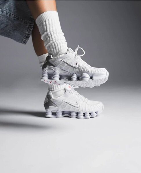 Baskets Nike Shox Blanc