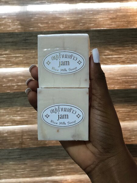 Rice jam facial soap