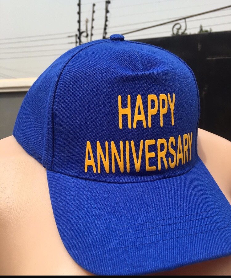 Unisex Scripted Anniversary Cap