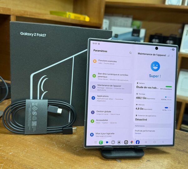 Smartphone pliable Galaxy Z Fold7