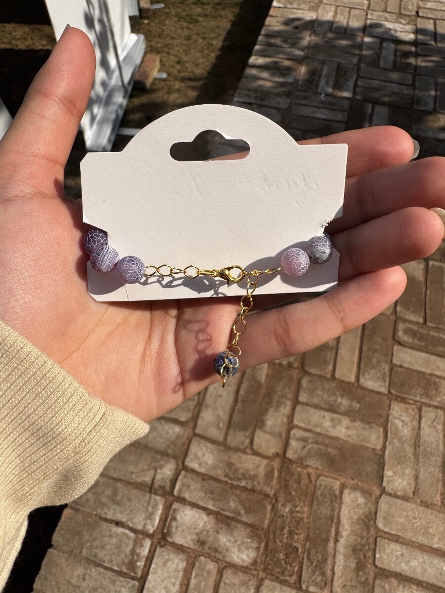 Purple Rock Bracelet