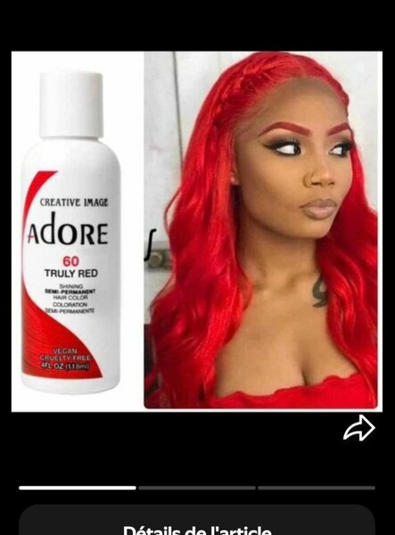 Adore Coloration Cheveux Rouge