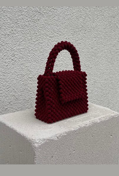 Sac à main tricoté élégant