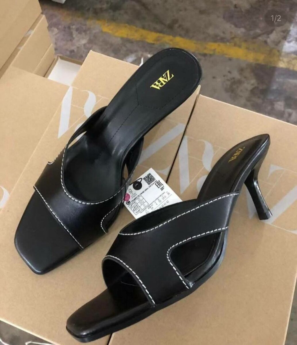 Zara Mules Femme Talons Hauts