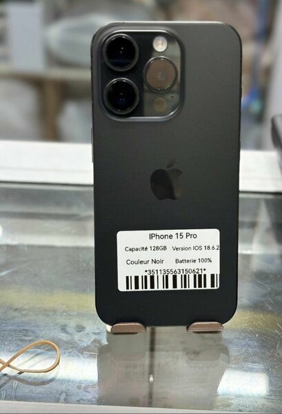 iPhone 15 Pro 128GB Noir