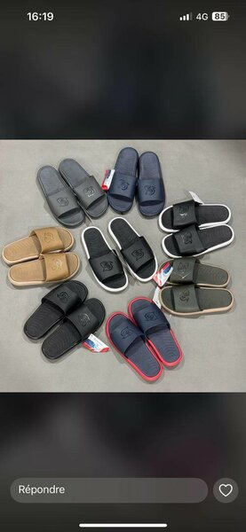 Claquettes confortables unisexes