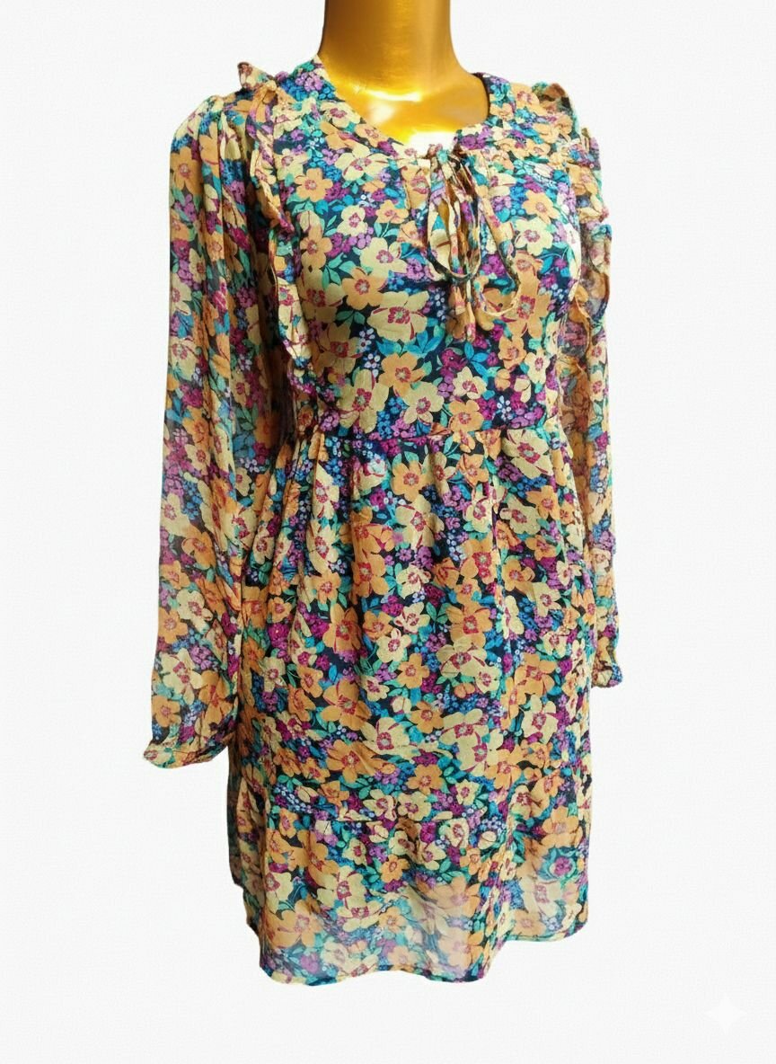 Robe à fleurs bohème chic