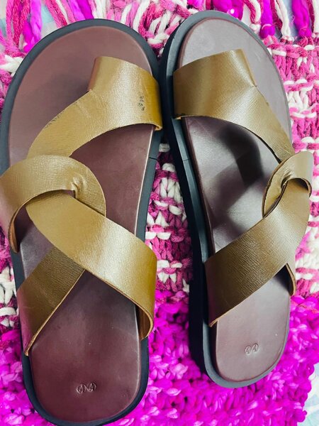 Sandales Homme Cuir Confort