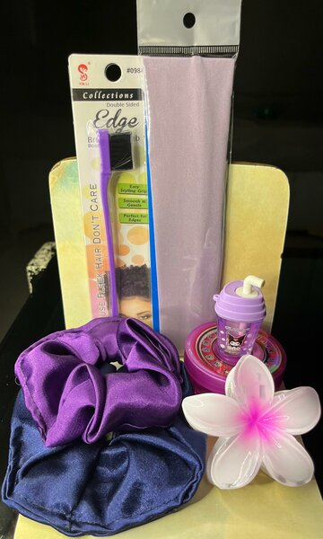 Ensemble d'Accessoires Capillaires Colorés