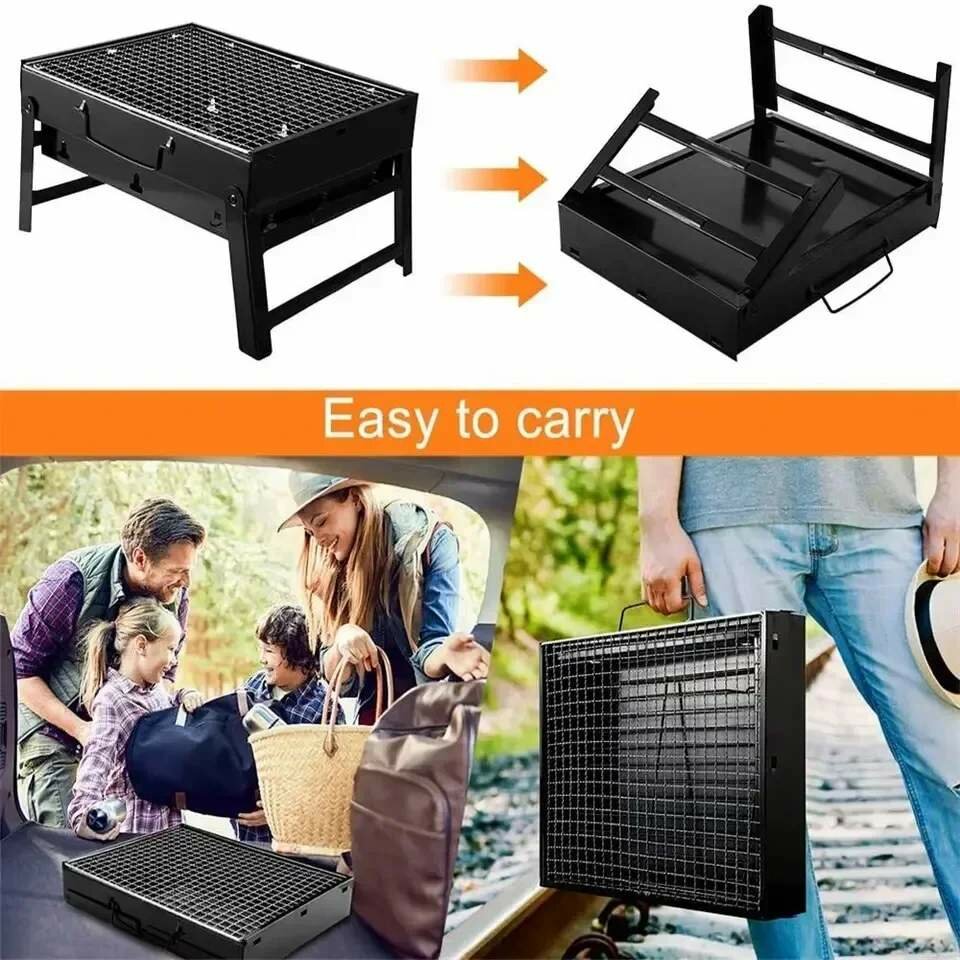 Barbecue portable grill pliant