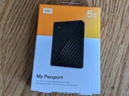 5TB WD external hard drive (my passport)