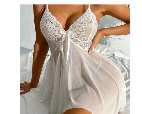 Nuisette élégante en dentelle