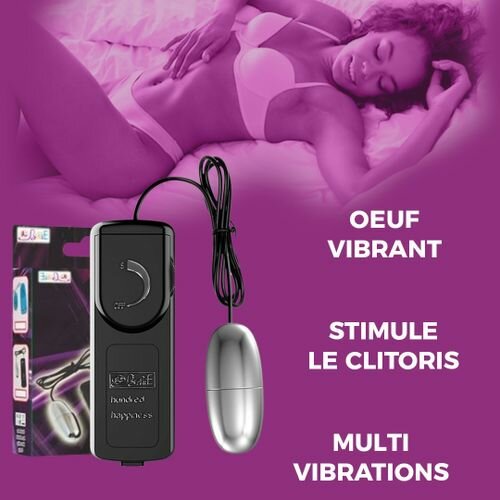 SEXTOYS ŒUF VIBRANT BAILLE AVEC TELECOMMANDE