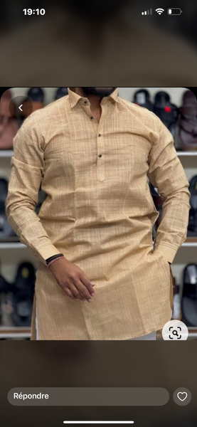 Chemise lin pour homme