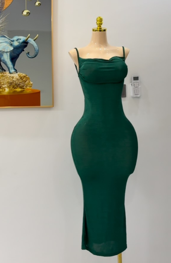 Tight dress green