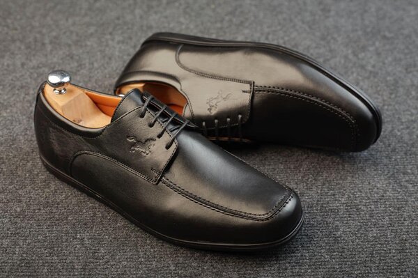 Bottes en cuir noir classique