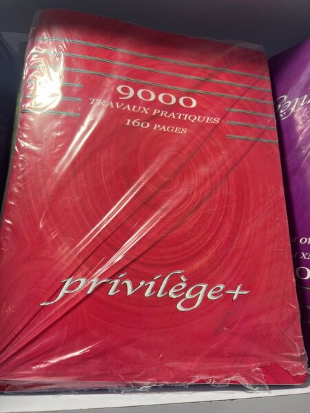 Cahier 160 Pages Privilège+