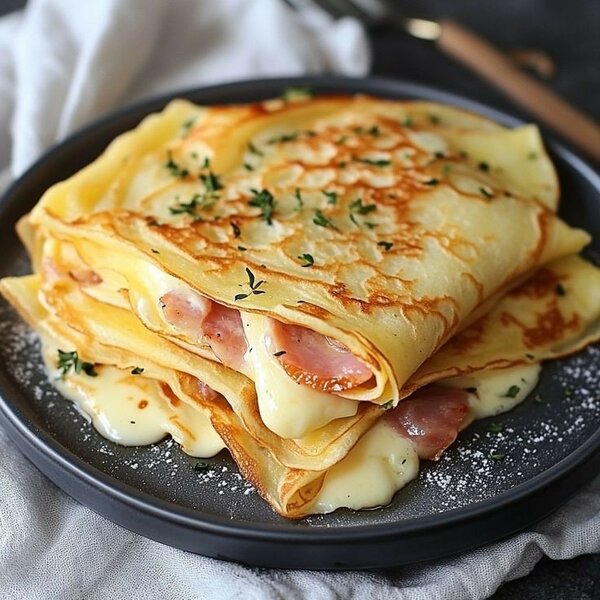 Crêpes au jambon