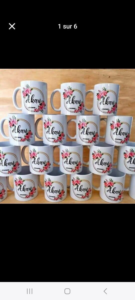 Mug personnalisé cadeau