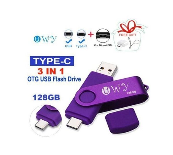 Clé USB_OTG_ 128GB 3en1