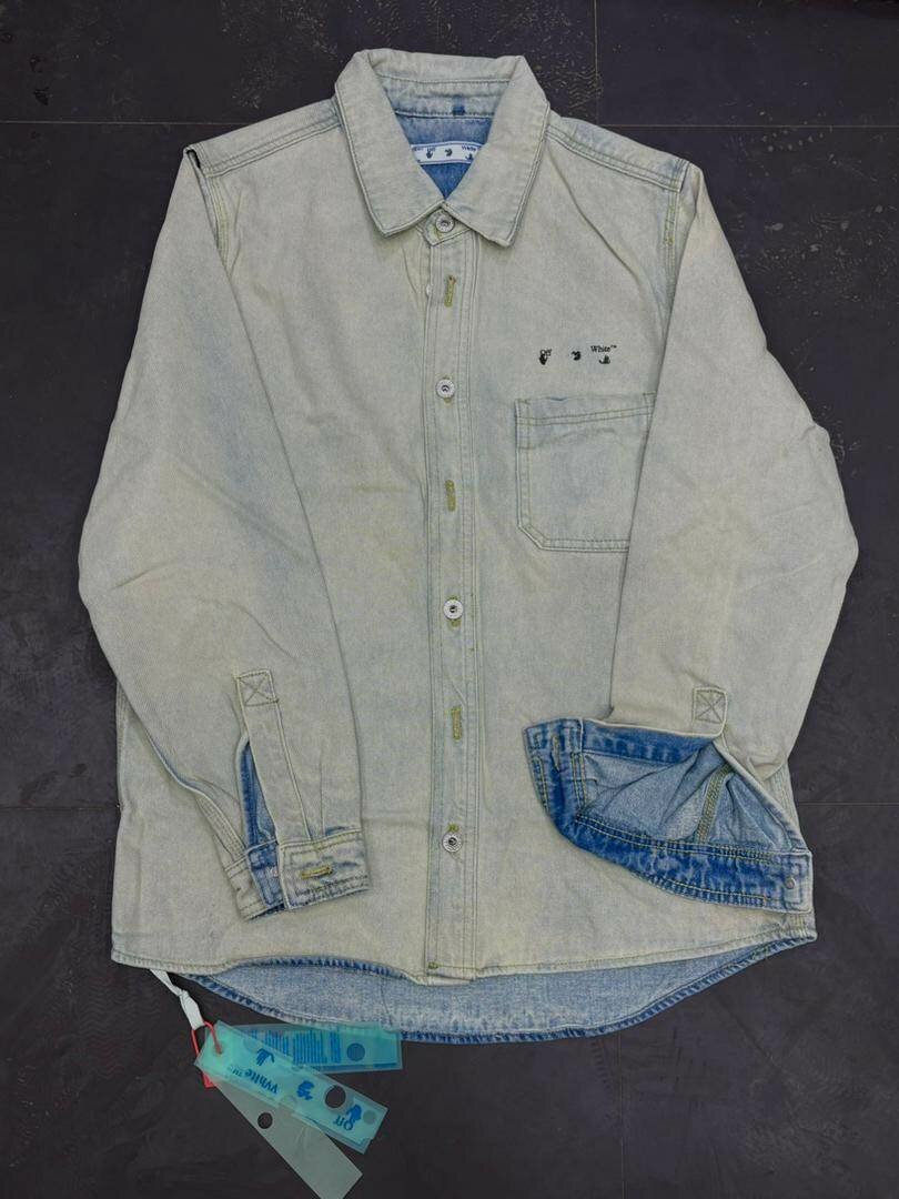 Chemise en jean imprimée