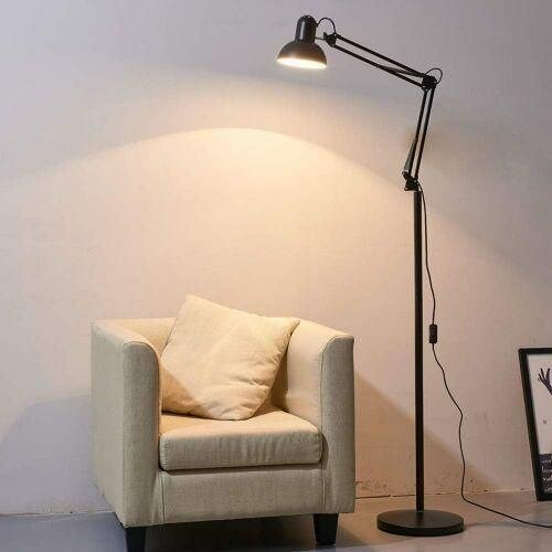 Lampe sur pied réglable moderne