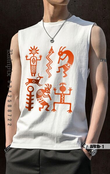 T-shirt ethnique coloré