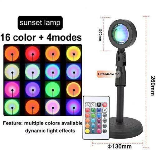 Lampe RGB Sunset avec Télécommande