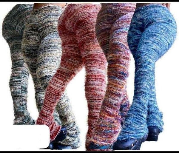 Colorful Knit Leggings