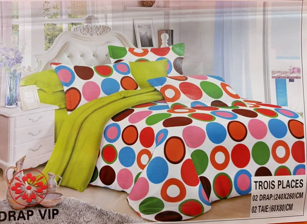 Parure de lit motifs géométriques