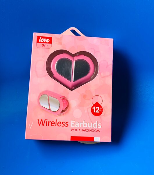 Écouteur sans fil rose wireles