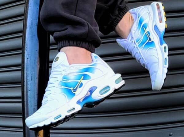 Baskets Air Max Blanc Bleu