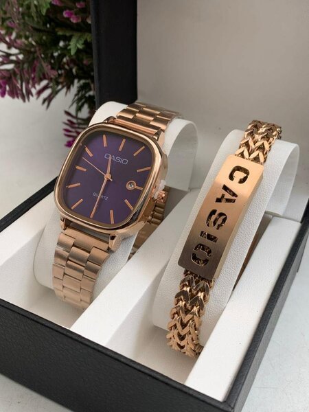 CASIO CHAIN WATCH WITH BRACELE