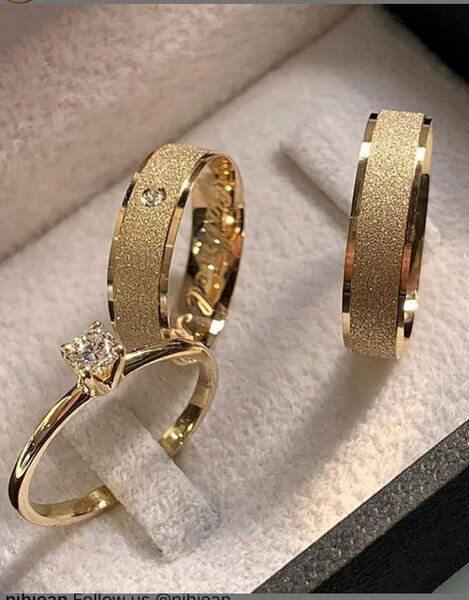 Ensemble de bagues  or