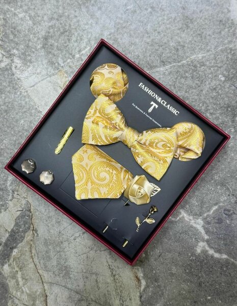 Coffret de cravate et nœud papillon