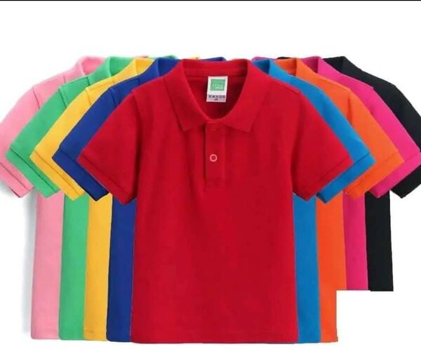 T-shirts polo colorés unisexe