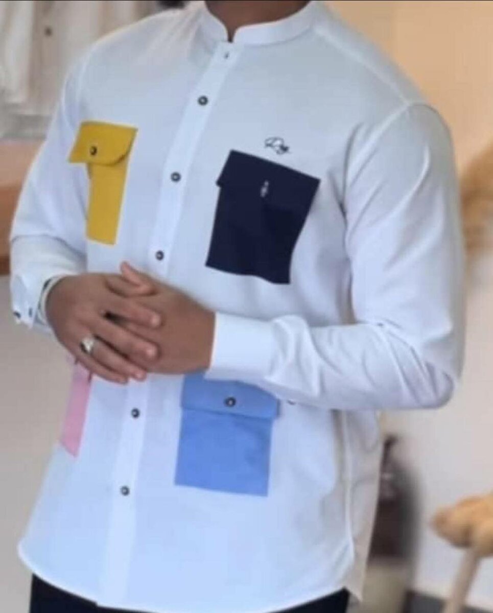 Chemise Homme Élégante Multipoches