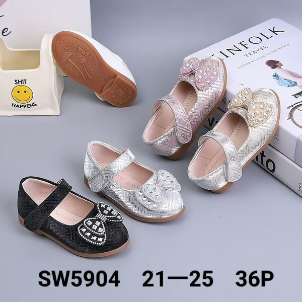 Ballerines Filles Strass Élégantes